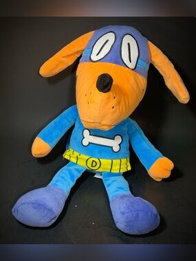Dav Pilkey Dog Man Bark Knight 18” Stuffed Character Plush Pillow Figure Toy